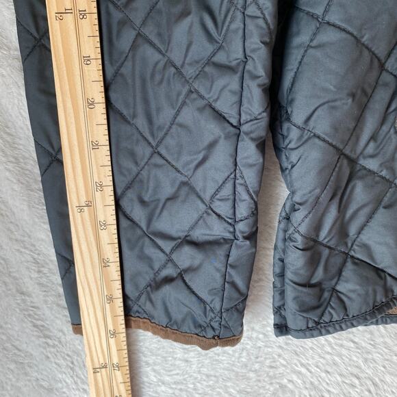 Peter Millar Suffolk Quilted Car Coat Men Size L Black Barn Puffer Jacket Preppy - Picture 10 of 12